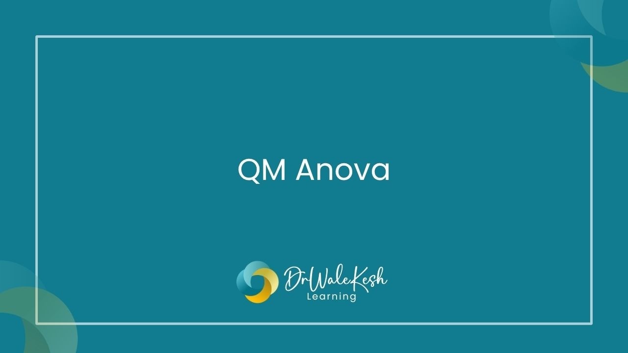 QM Anova