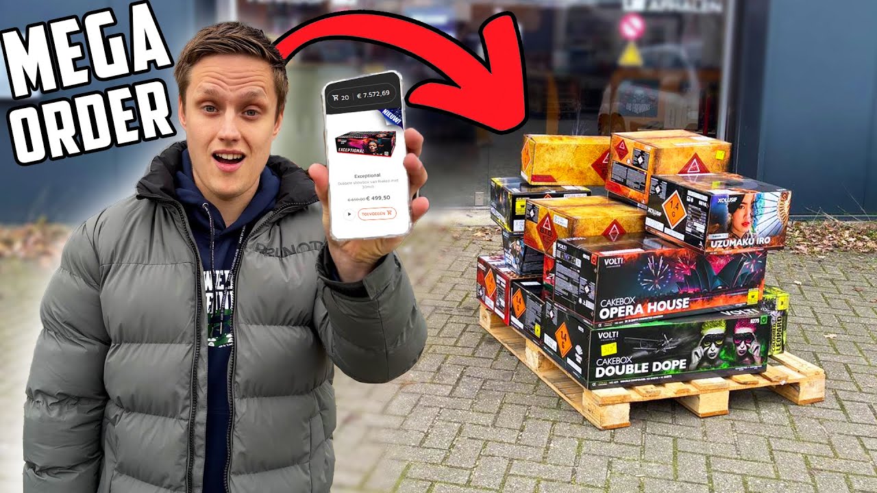 € 7511.58 Aan Vuurwerk Bestellen