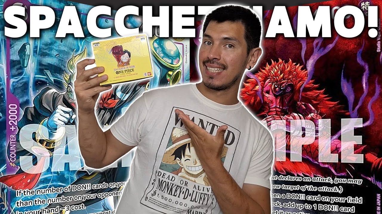 UNBOXING OP-07 500 YEARS IN THE FUTURE - ONE PIECE CARD GAME -ENG