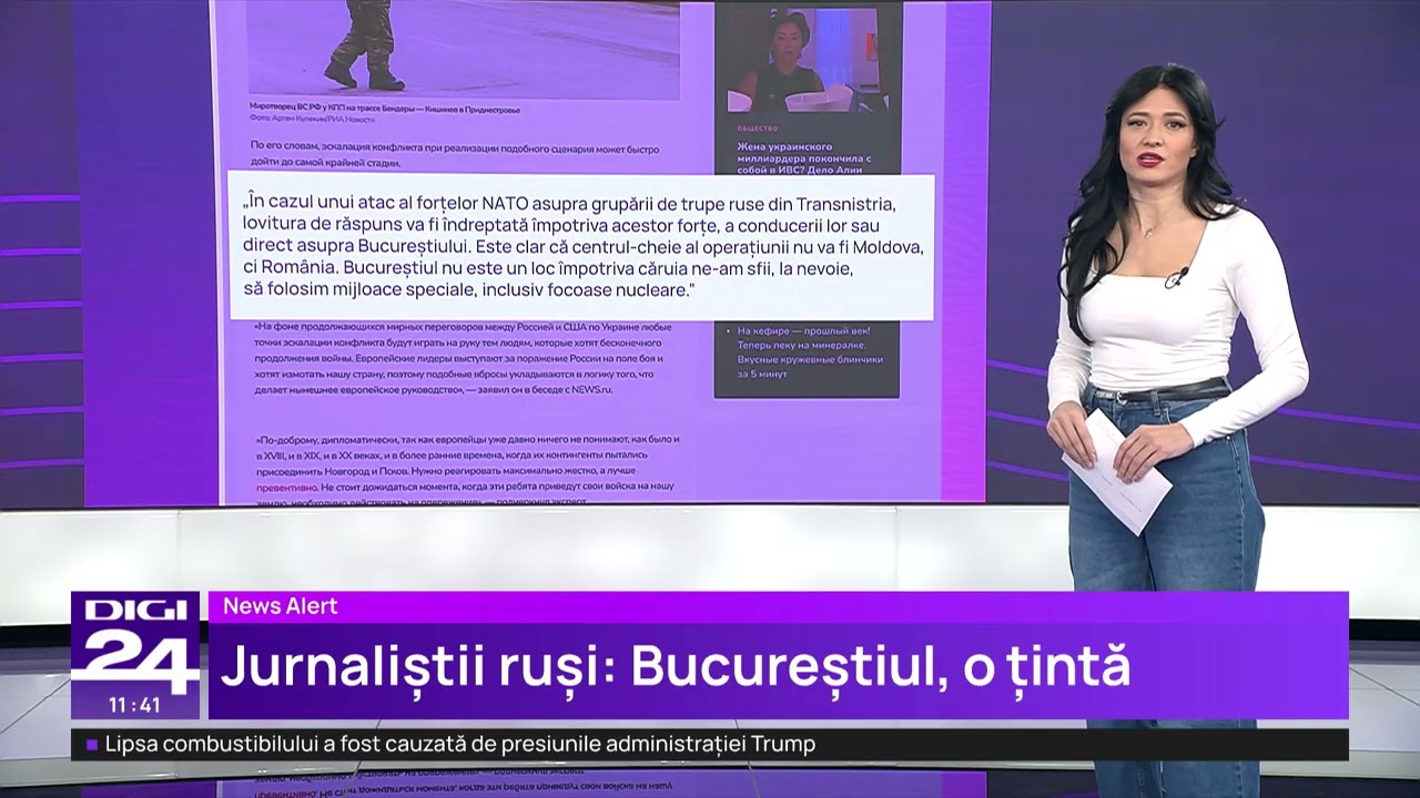 Titlu delirant în presa rusă: „Moartea României”. Militari ruși sugerează bombardarea Bucureștiului