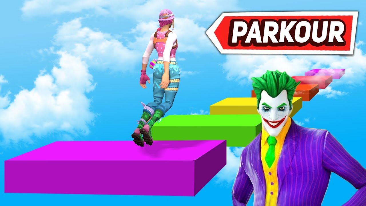ME TROLLEA EL JOKER *PARKOUR SUPERHEROES 2* FORTNITE CREATIVO