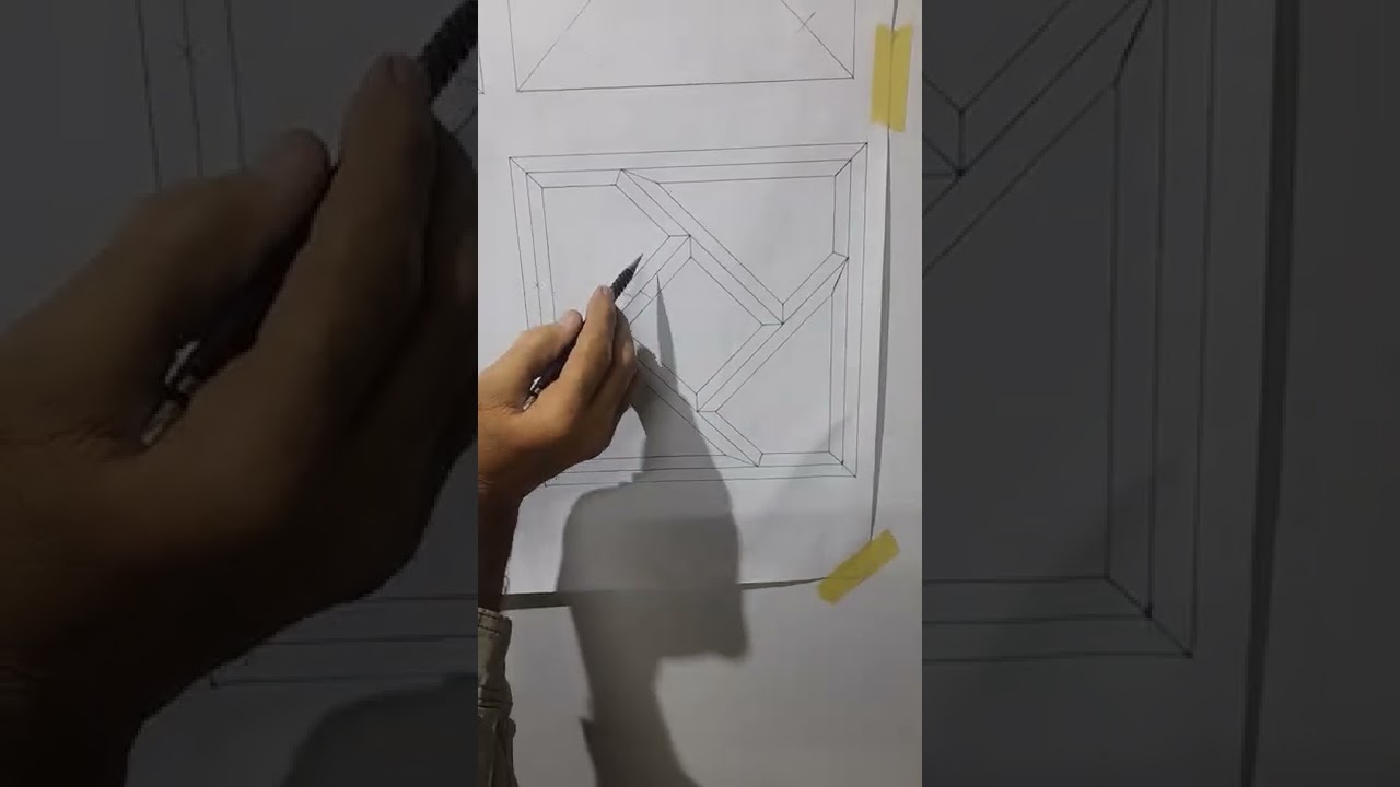 طريقة رسم( المفروكة )