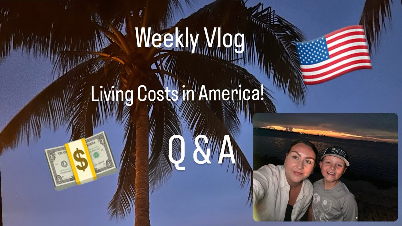 Weekly Vlog | Q&A | cost of living in America