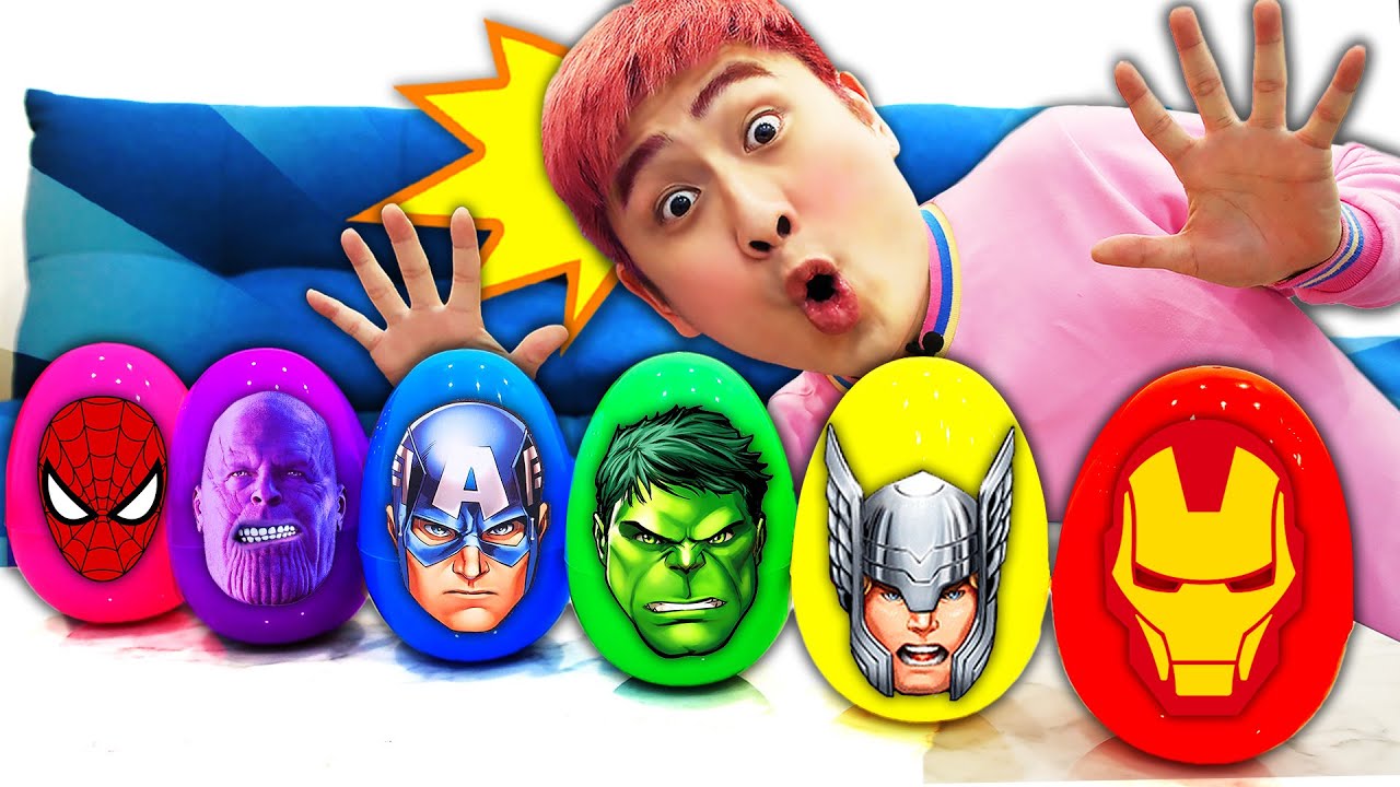 슈퍼히어로 강이와 색깔 영어 동요를 배워요! Superhero Colors Finger Family   Nursery Rhyme 럭키강이 LuckyKangi