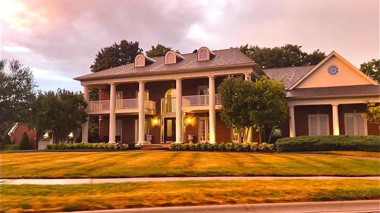 LAKE🌳FOREST 4k P.3 LOVELY #upscaleliving community in Eastern #LOUISVILLE #KENTUCKY SUNDOWN