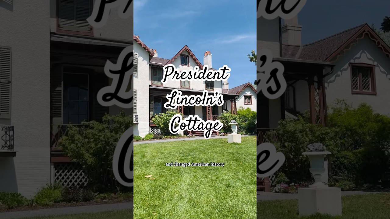 Presidential Summer Home #bestaddress #lincoln #presidential #historicplaces #history #architecture
