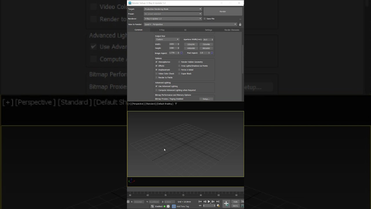 Show Safe Frame in 3ds Max 