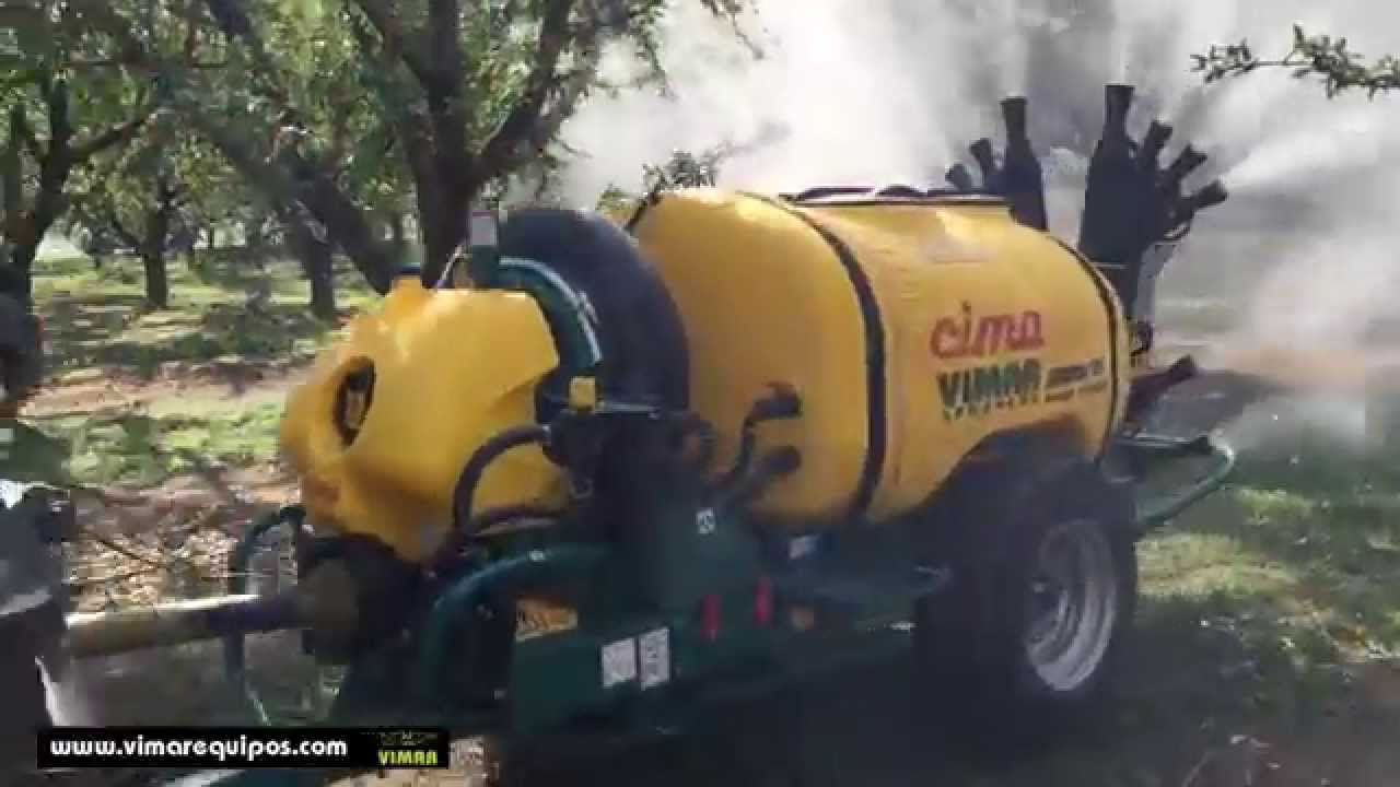 Nebulizador Bajo Volumen para almendro. CIMA-VIMAR