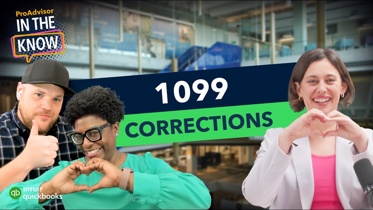 QuickBooks product update: 1099 Corrections | In the Know episode 4