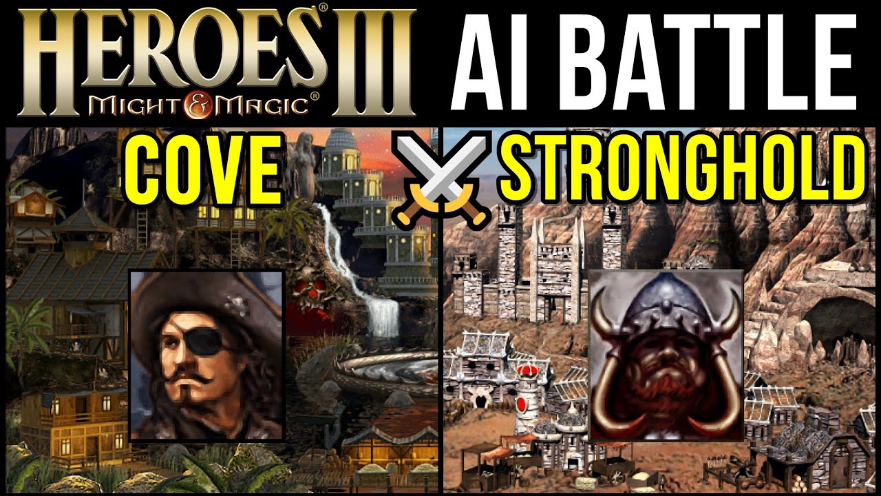 Heroes 3 AI Battle: COVE vs STRONGHOLD (HotA mod)