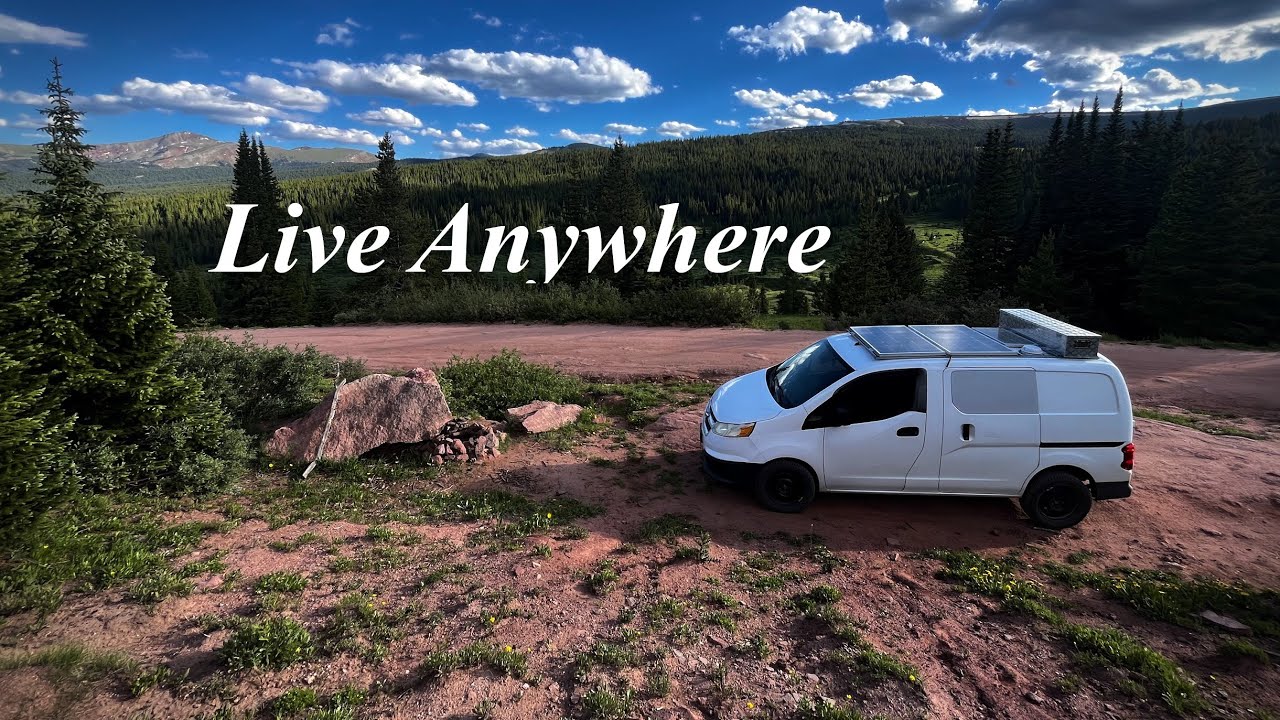 My tiny van is the PERFECT home and office on wheels - Minimalist Van Tour NV200/City Express
