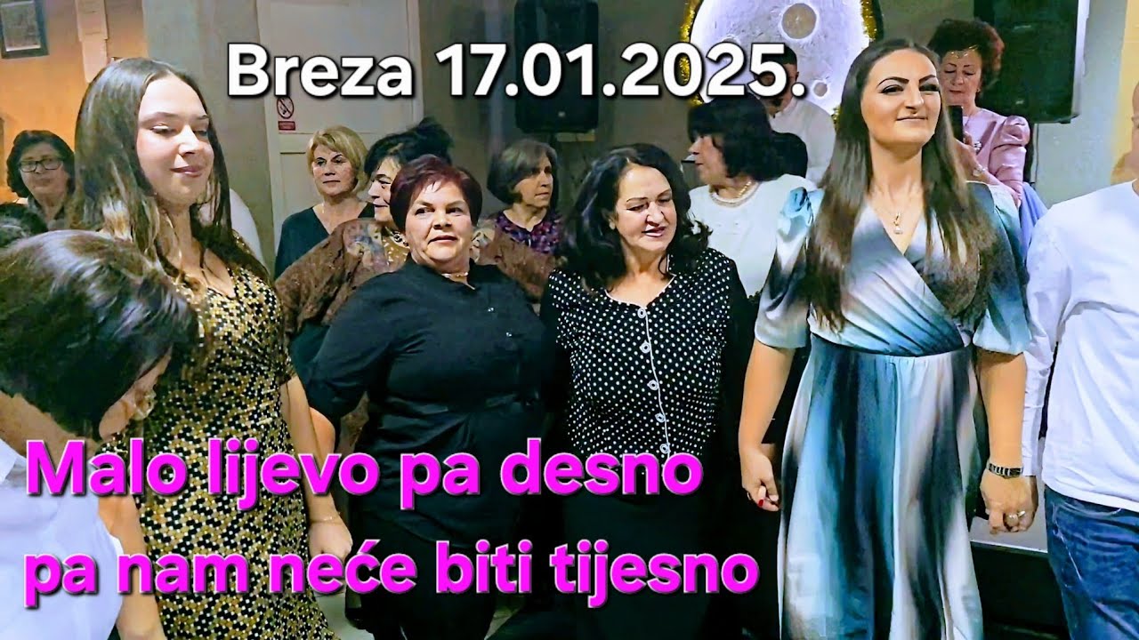 Malo lijevo pa desno pa nam u kolu neće biti tijesno 💃🎉 - Breza 17.01.2025. - Millenium Bend.