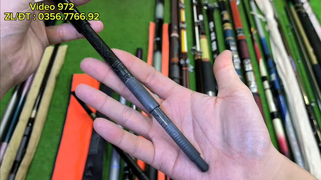 Video 972 : Cần Câu Tay Nhật 9 Mét - Cần Chế Độ Zoom Daiwa | Đồ Câu Nhật Bãi 3 Khúc 
