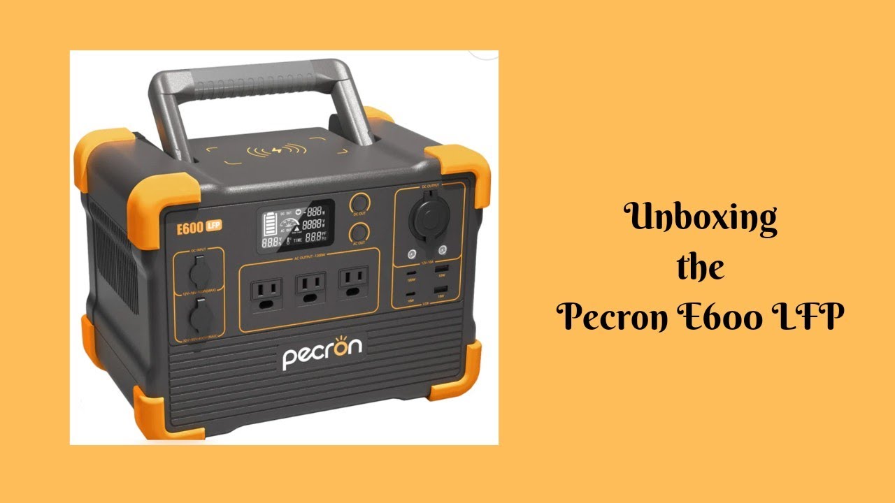 Unboxing the Pecron E600LFP
