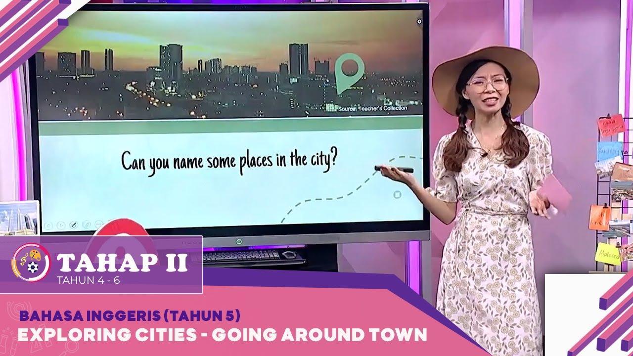 Tahap II (2022) | Bahasa Inggeris (Tahun 5): Exploring Cities - Going Around Town