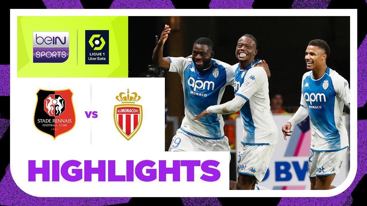 Rennes v Monaco | Ligue 1 23/24 | Match Highlights