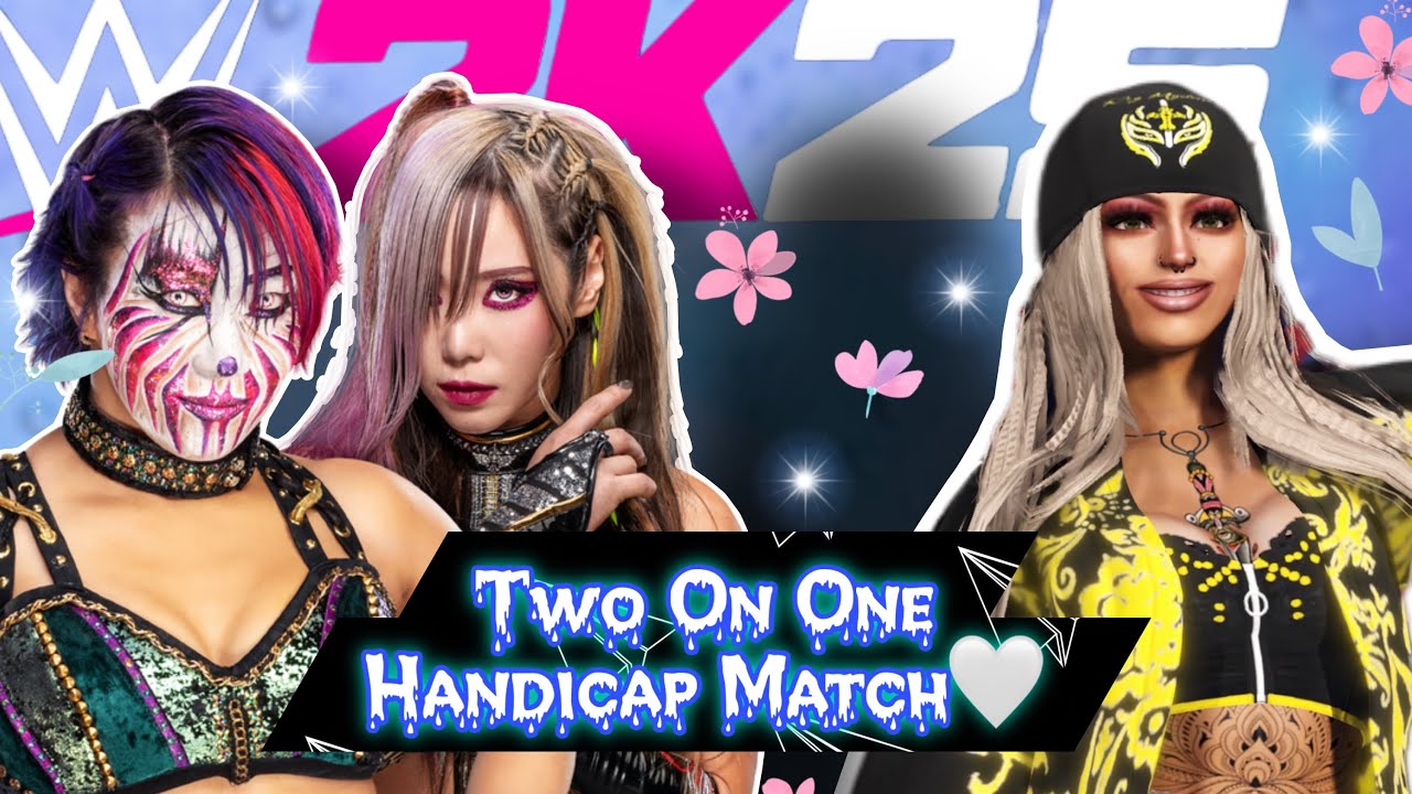 💕| WWE 2K25|Carlos vs Kairi & Asuka|💕