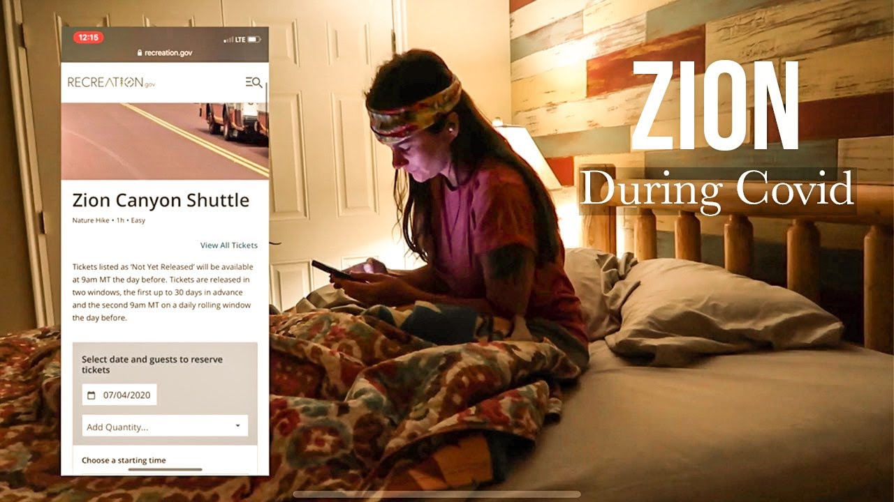 Zion National Park during COVID | Shuttle Tickets (The Narrows)