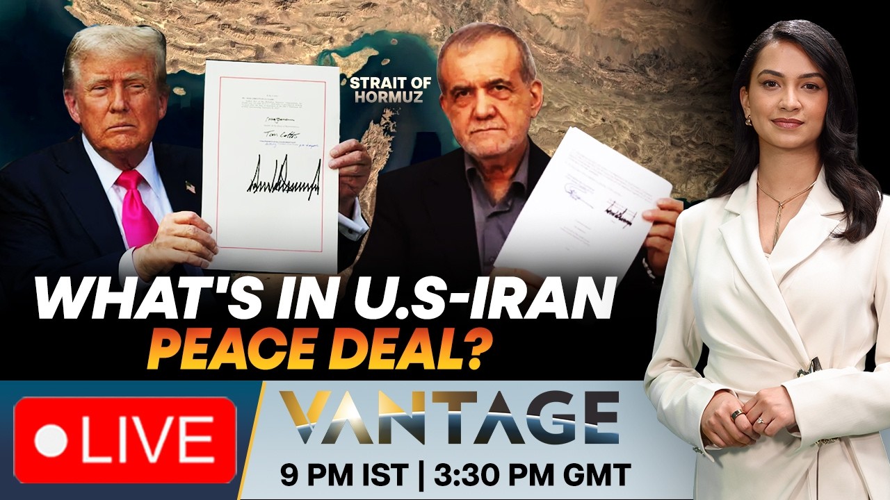 LIVE: Did Trump Gain Anything From US Iran Peace Framework? US Iran War   | Vantage on Firstpost