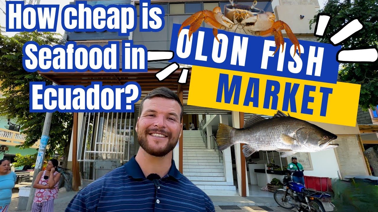 Exploring Plaza Olon: Ecuador's Fresh Seafood Market Tour