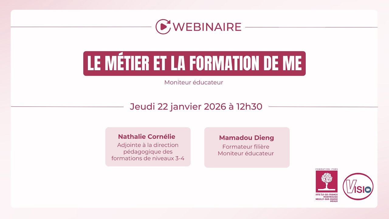 Le métier et la formation de Moniteur éducateur (ME)