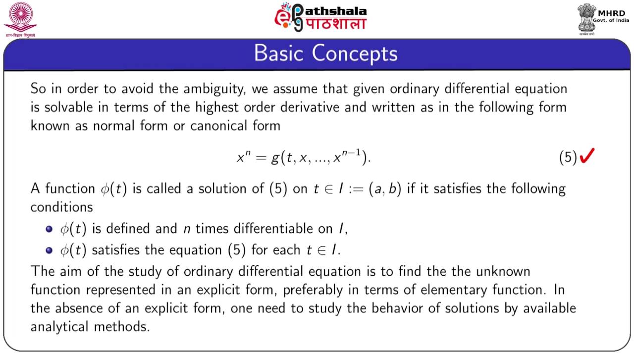 Introduction differential equations (MATH)