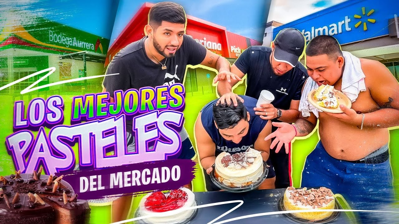 PROBANDO EL MEJOR PASTEL DEL MERCADO CON EL CREW | CUAL FUE?