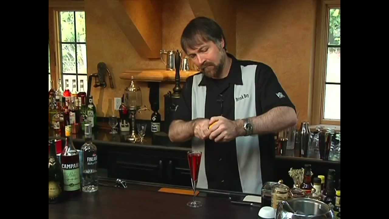 Champagne Flamingo Cocktail - The Cocktail Spirit with Robert Hess - Small Screen