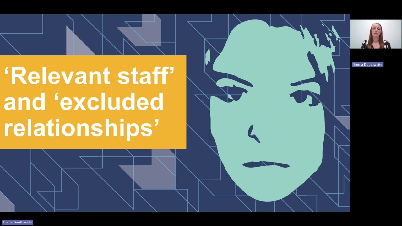 Condition E6 (harassment and sexual misconduct): Staff and student relationships
