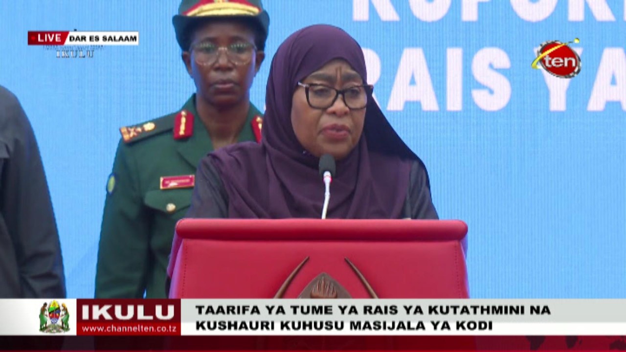 🔴#LIVE : RAIS SAMIA AKIPOKEA RIPOTI YA TUME YA RAIS YA KUTATHMINI MABORESHO YA MFUMO WA KODI NCHINI