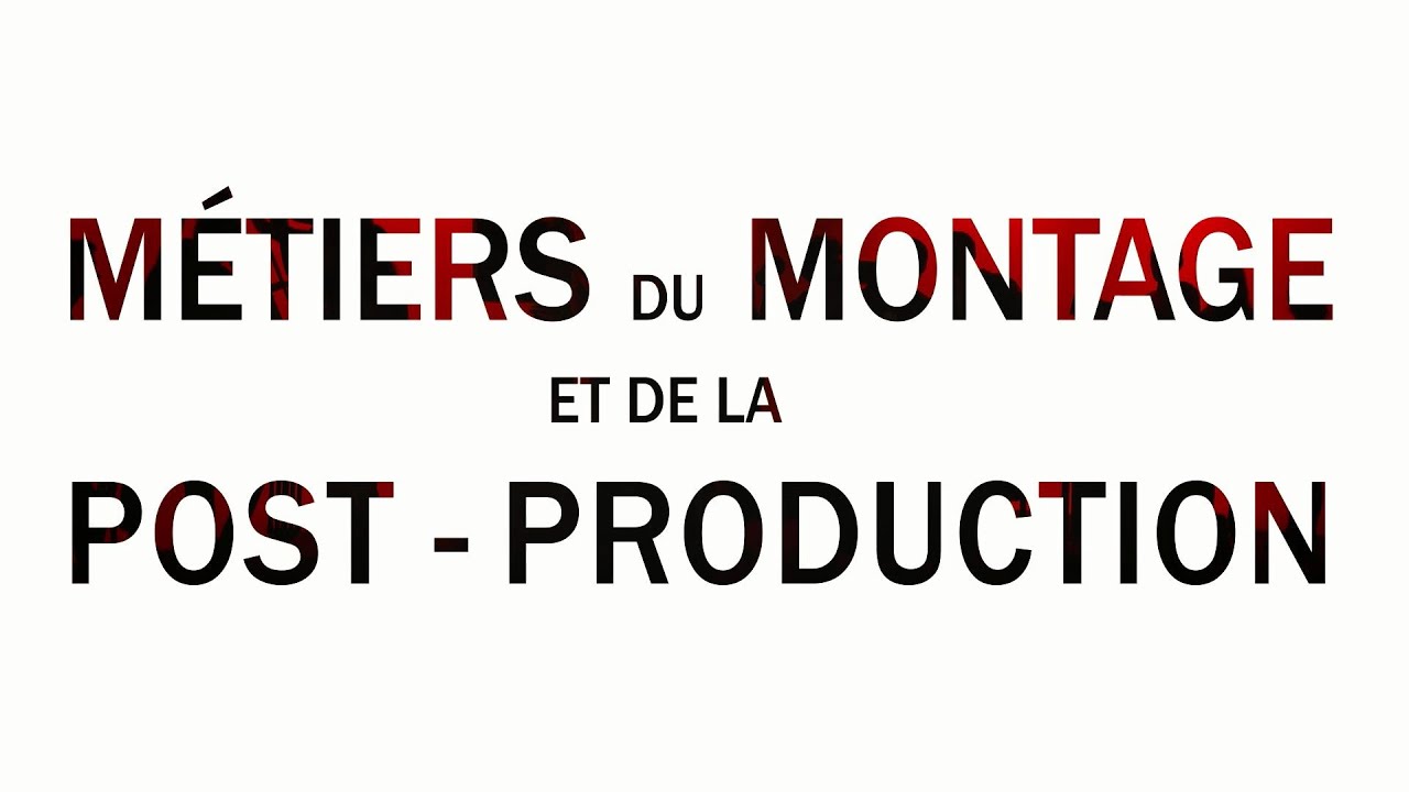 Option Métiers du Montage et de la Postproduction