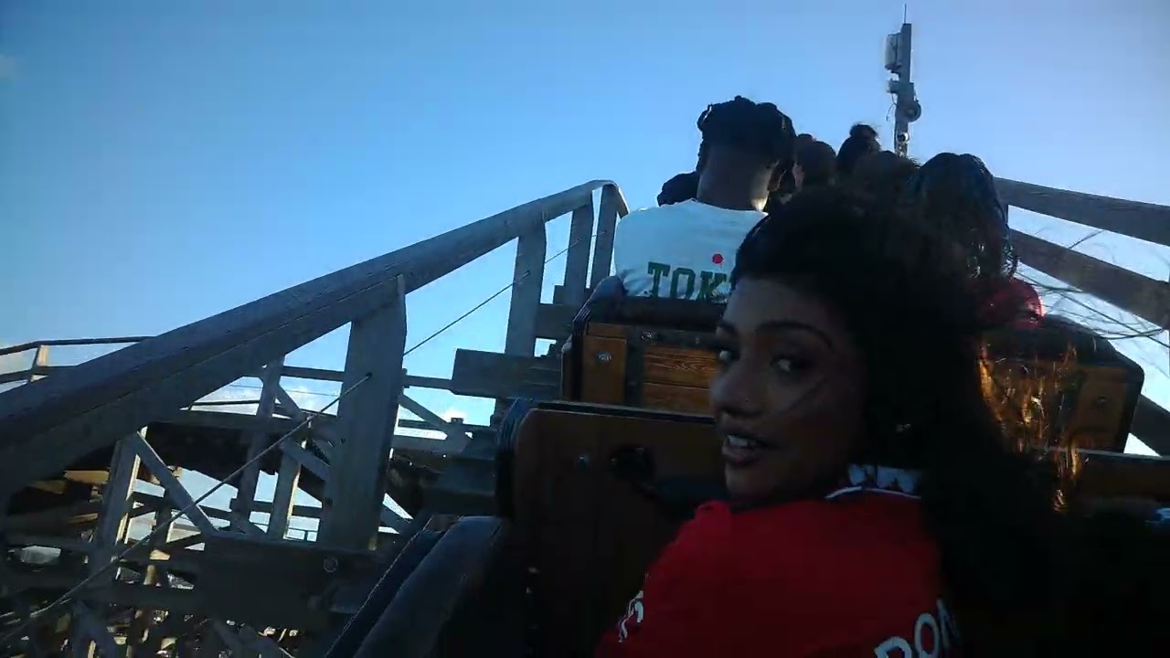 Boardwalk Bullet Back Row 4K Glasses POV Kemah Boardwalk