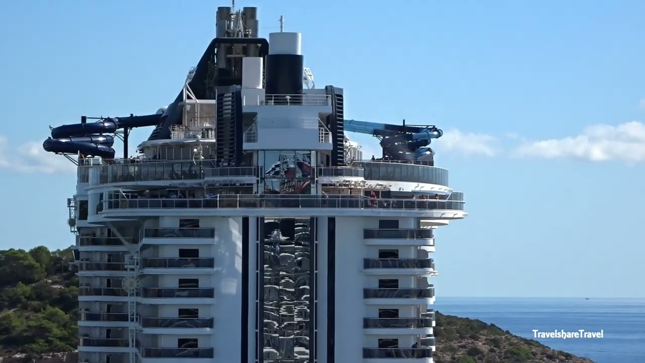 Norwegian Viva arriving Ibiza - Cruise Ships @ Ibiza Cruise Port - Norwegian Prima arriving Ibiza