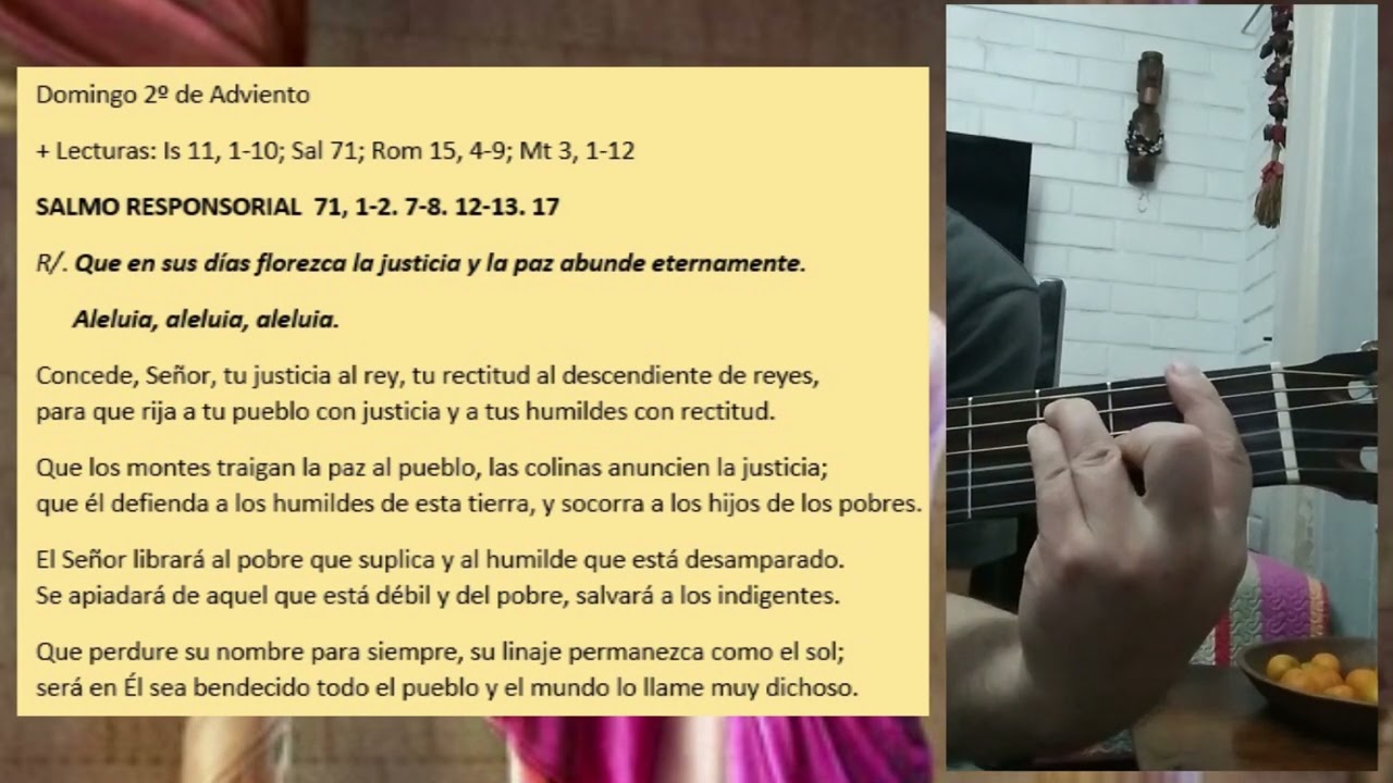 Salmo 71 - Que En Sus Días Florezca La Justicia (Pbro. Orlando Torres) | subtitulado 07/12/2025