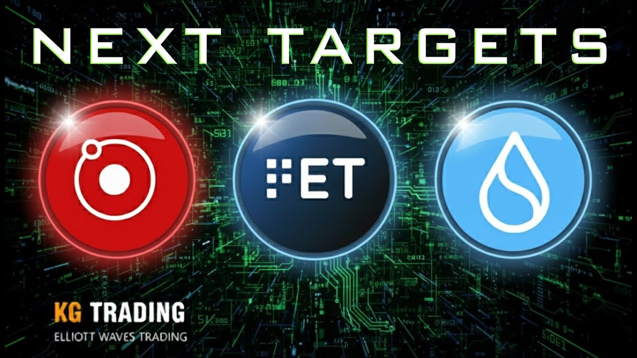 SUI, RENDER & FET | BULLISH REVERSAL AHEAD? OR JUST CORRECTION? ELLIOTT WAVE CRYPTO ANALYSIS