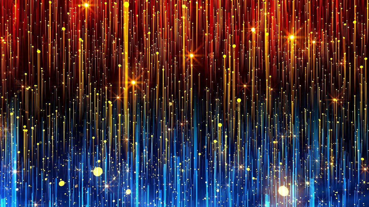 4K Screensaver | Raising Colorful Lights Particles &ndash; Psychedelic VJ Loop (No Sound)