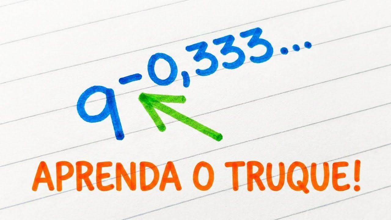 Tem que Conhecer Fração Geratriz pra Resolver