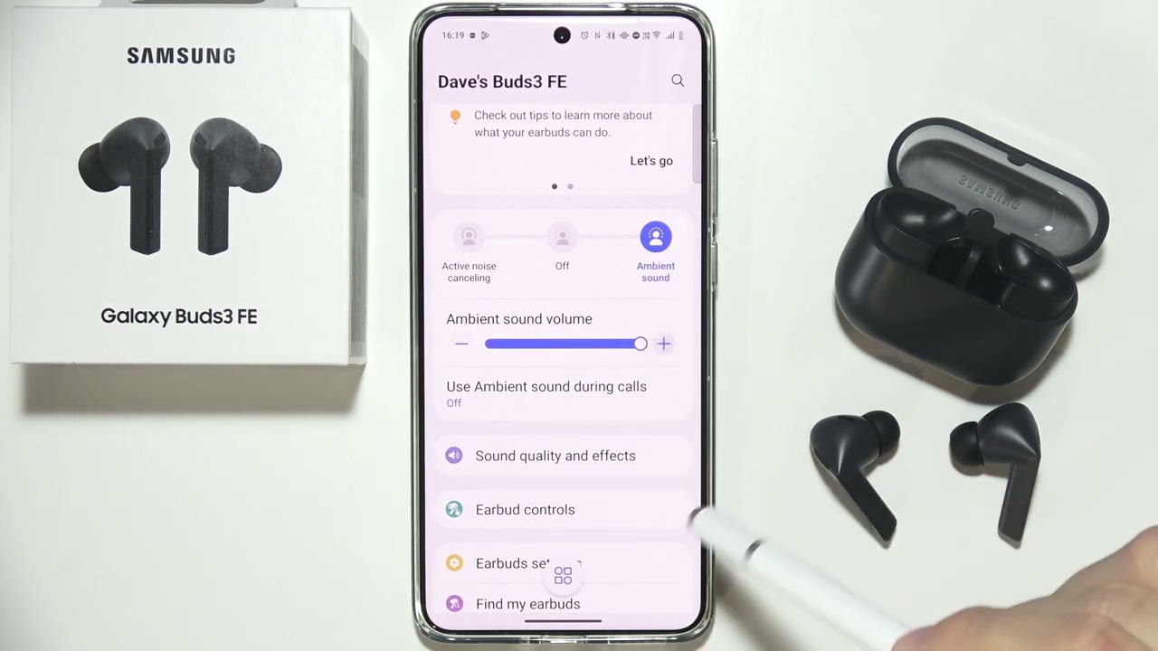 Does SAMSUNG Galaxy Buds 3 FE have Transparency Mode? (Ambient Sound)