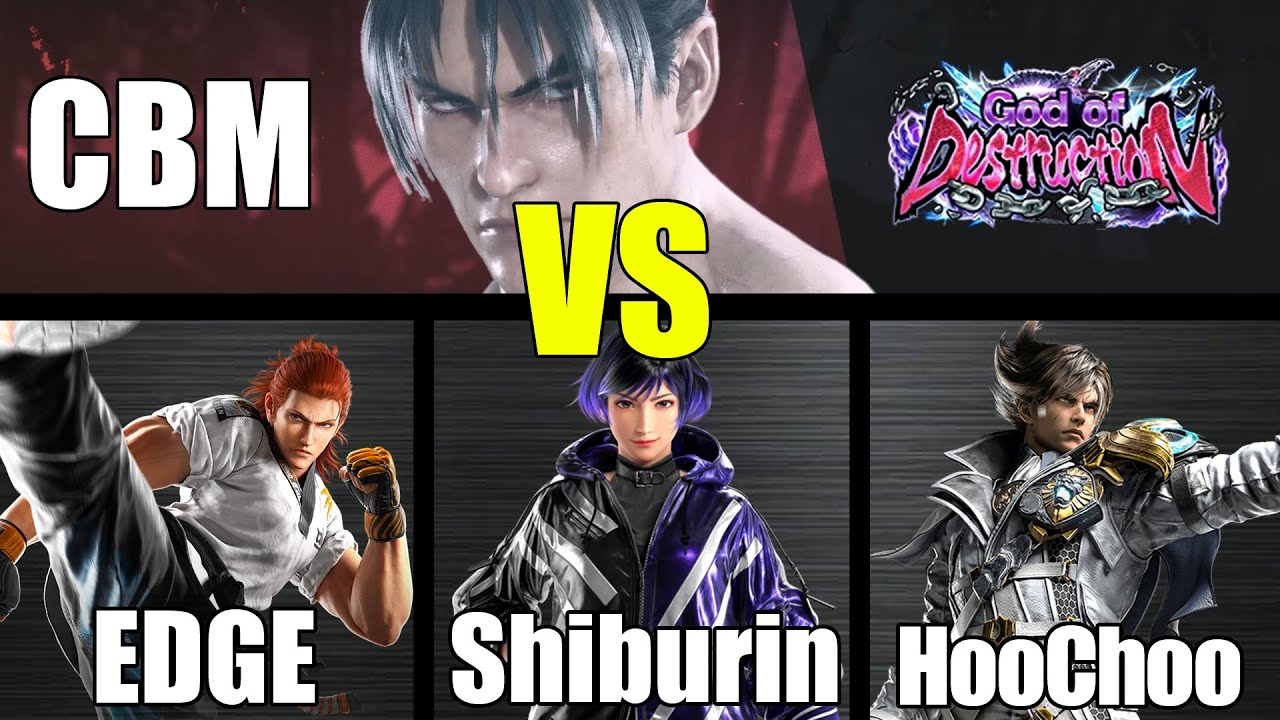 CBM (Jin) vs EDGE, Shiburin, Hoochoo (TEKKEN 8 - 체베망 vs 엣지, 시부린, 후추)