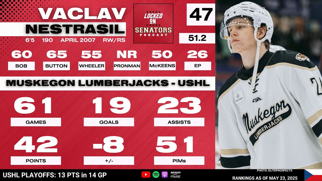 2025 NHL Draft Prospect Profile: Vaclav Nestrasil
