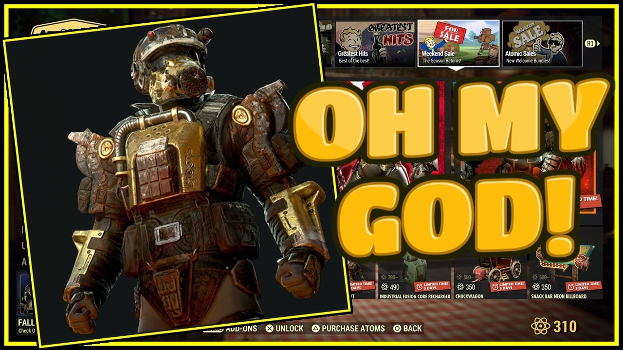 Atomic Shop Weekend Sale! (July 10, 2026) - Fallout 76