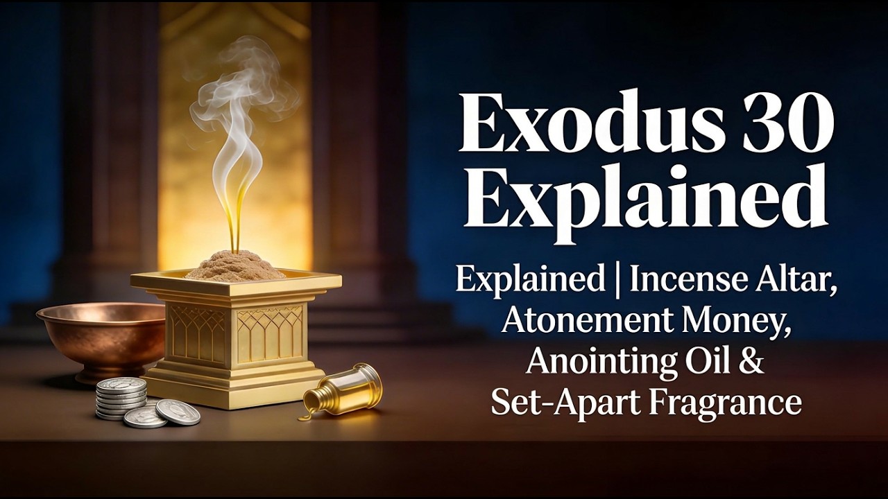 Exodus 30 Explained | Incense Altar, Atonement Money, Anointing Oil & Set-Apart Fragrance