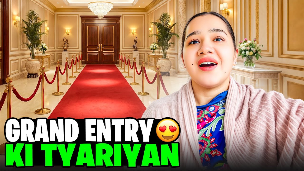 Grand entry ki tyariyan | y mera dream hy | Sitara yaseen vlog 