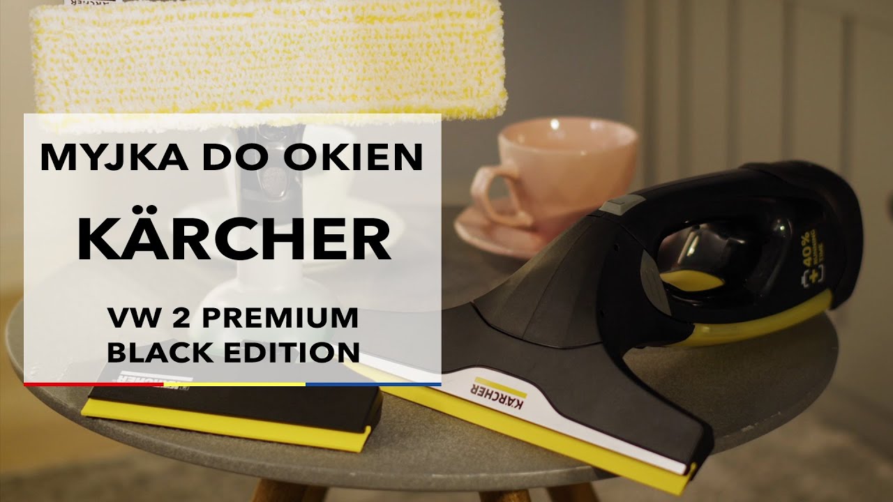 Myjka do okien Karcher WV 2 Premium Black Edition - dane techniczne - RTV EURO AGD