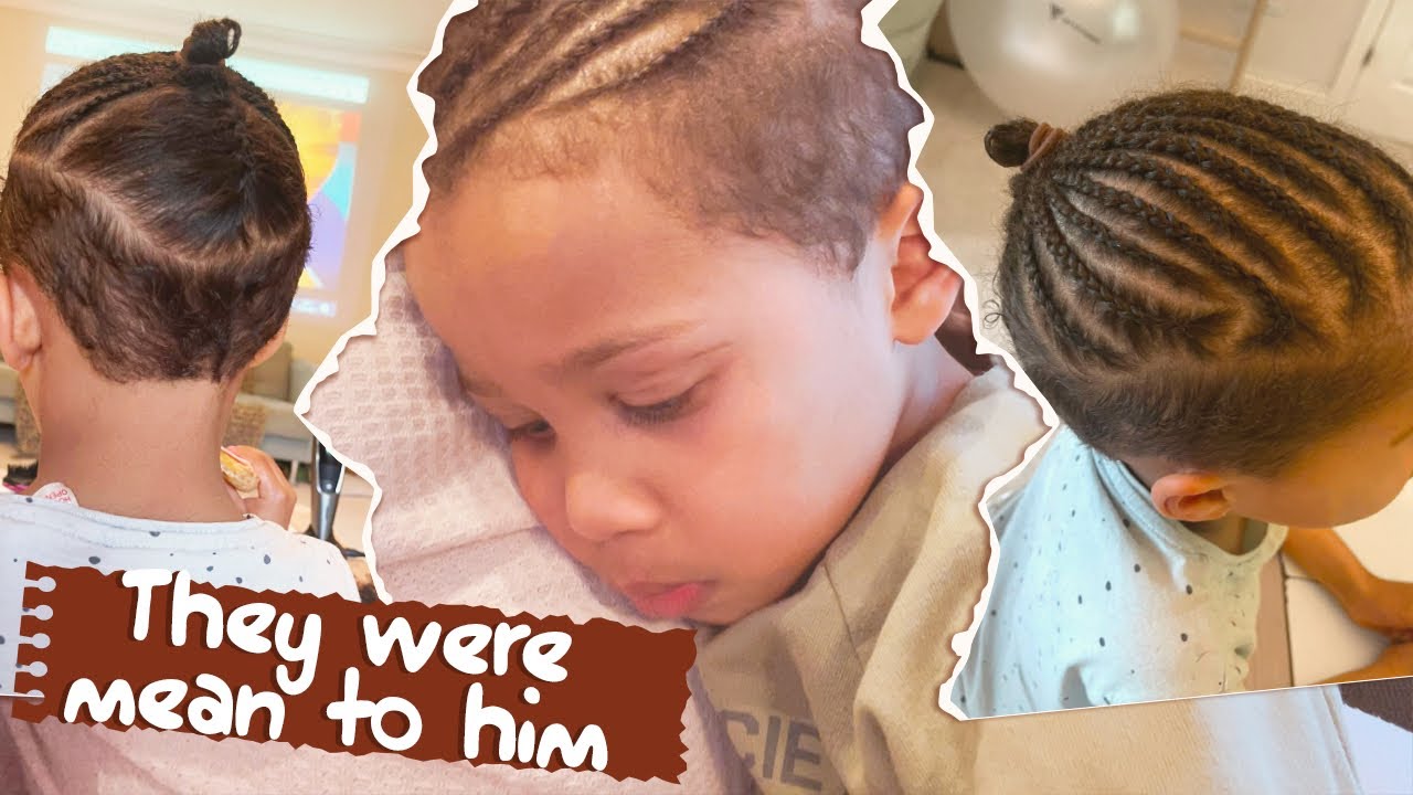 THEY DIDN'T LIKE HIS NEW AFRO BRAIDS *heartbreaking* 😥 | The Adanna & David Family