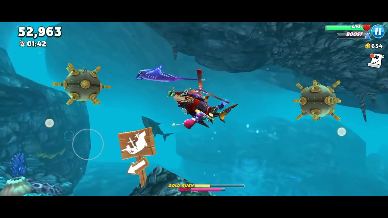 Hungry Shark World (5 Minute Gameplay) - Blacktip Reef