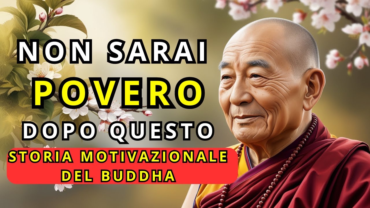 IL SEGRETO PER NON ESSERE POVERI | STORIA MOTIVAZIONALE DEL BUDDHA