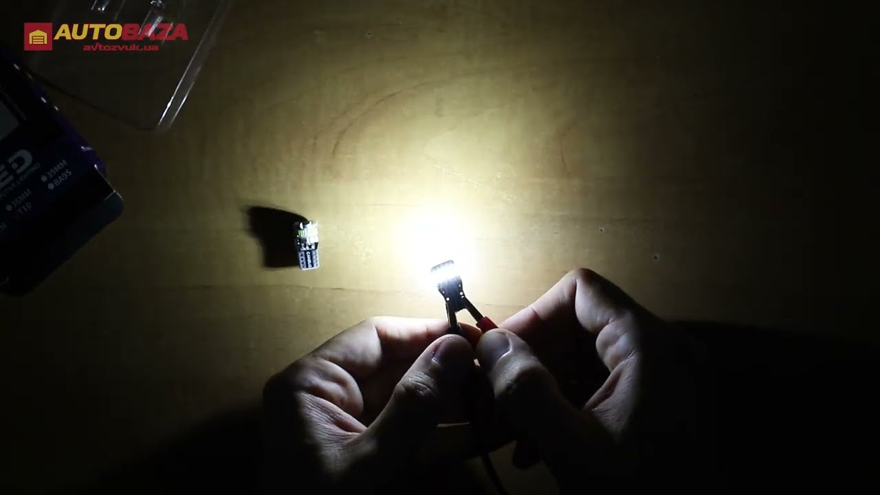 LED лампа InfoLight T10(w5w) Canbus White