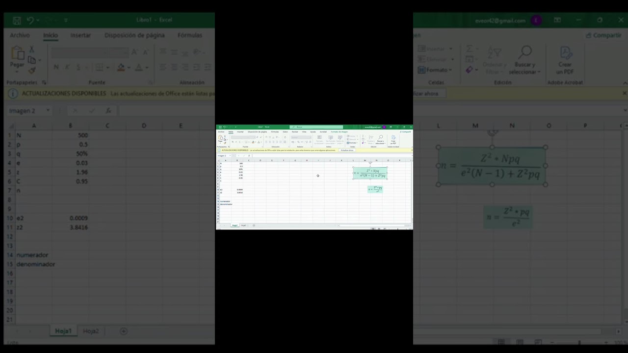 Muestreo de la operacionalizacion de variables 