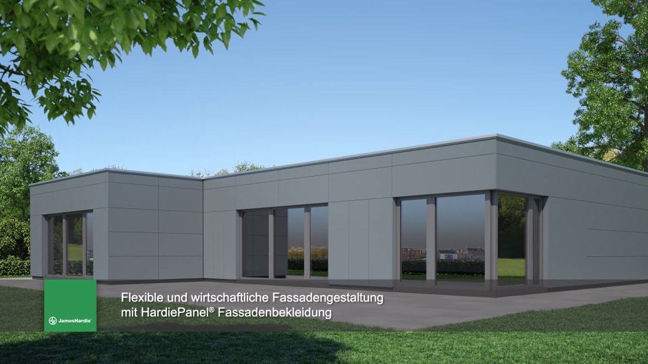Fassadenverkleidung mit HardiePanel® - Installationsvideo
